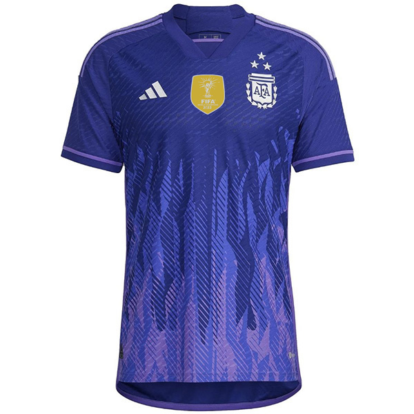 Argentina away jersey soccer uniform men's second football kit top sports shirt 2022 world cup